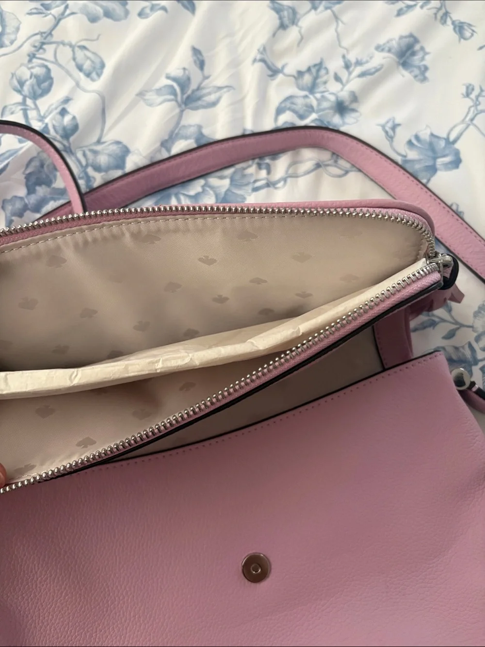 kate spade Dusty Rose Pebbled Leather Crossbody with Tassel WITH TAGS